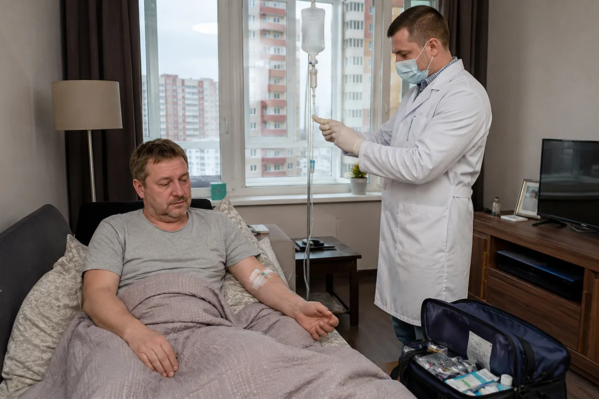 Медицинский персонал в клинике
